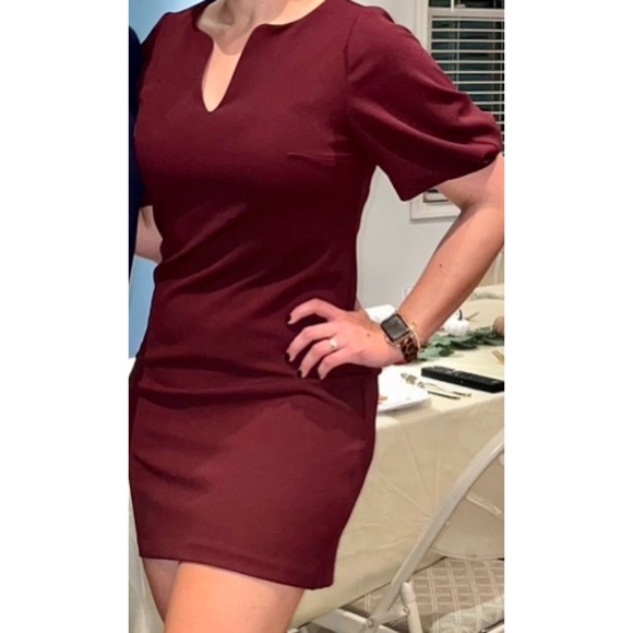 Express Puff Sleeve mini dress - Picture 2 of 7